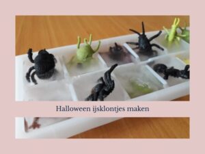 Halloween ijsblokjes maken - Halloween eten