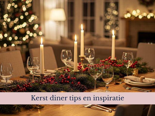 Kerst diner tips en inspiratie